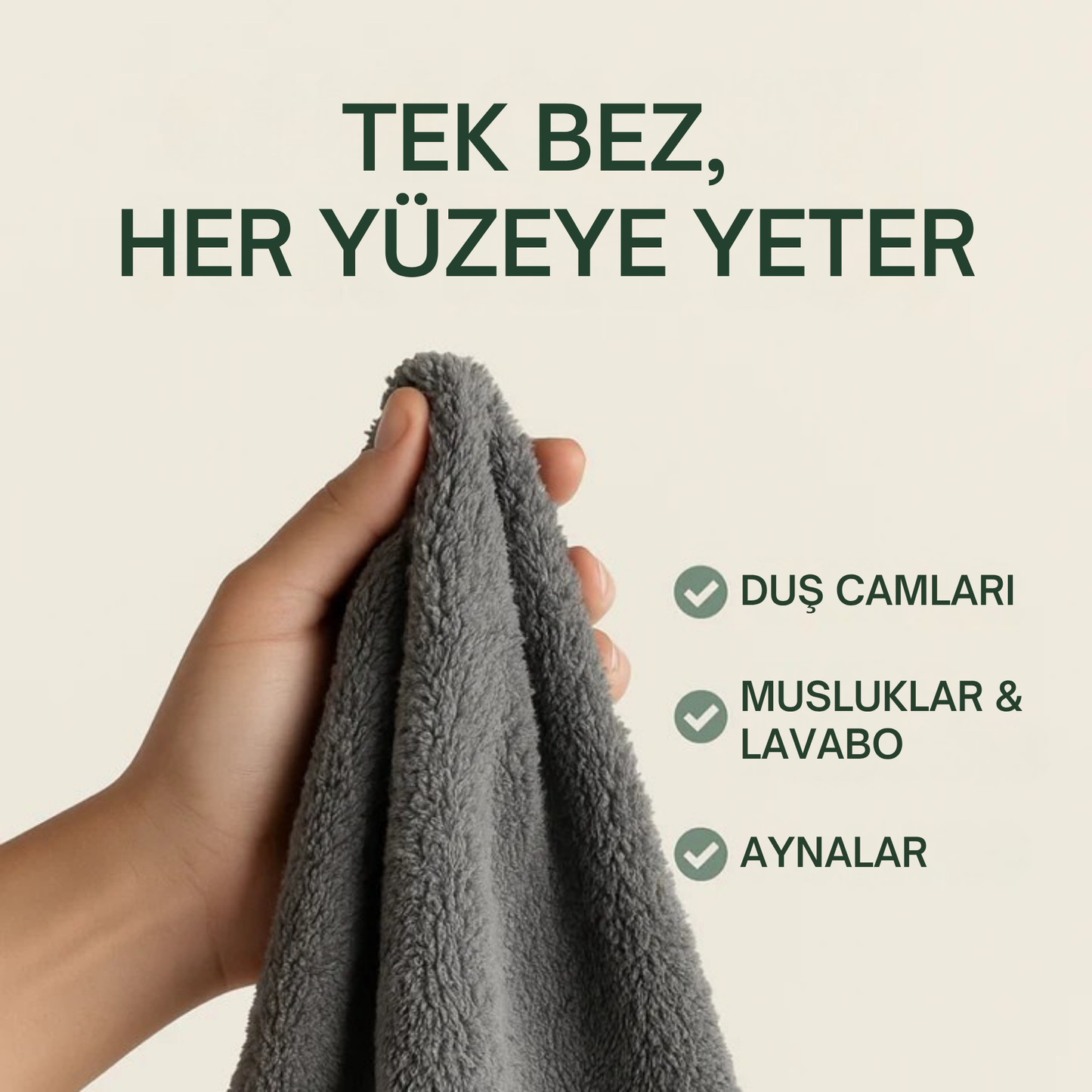 GOCLEAR® XXL BANYO HIZLI KURUTMA BEZİ